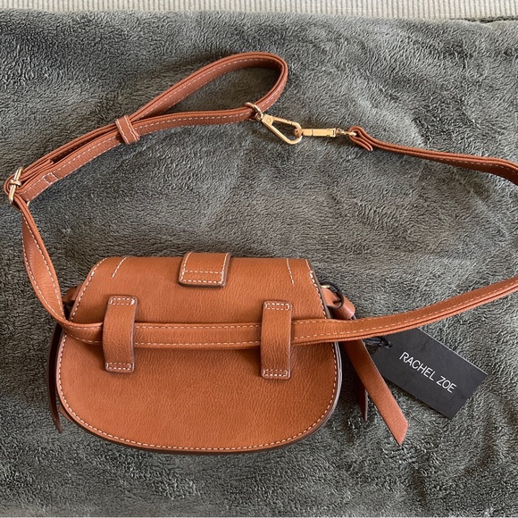 Rachel Zoe Brown Edessi Vegan Leather Crossbody Belt Bag - Picture 2 of 3